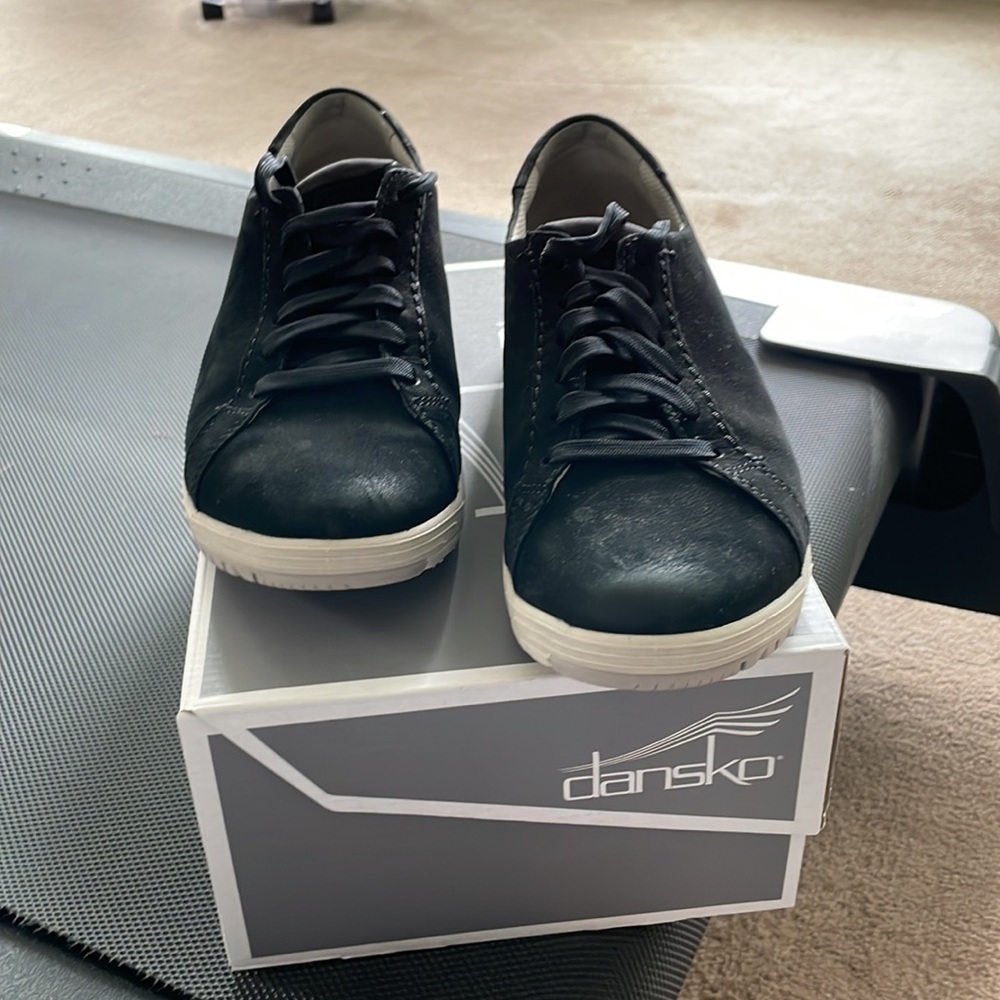 Dansko Black Waterproof Leela Nubuck.